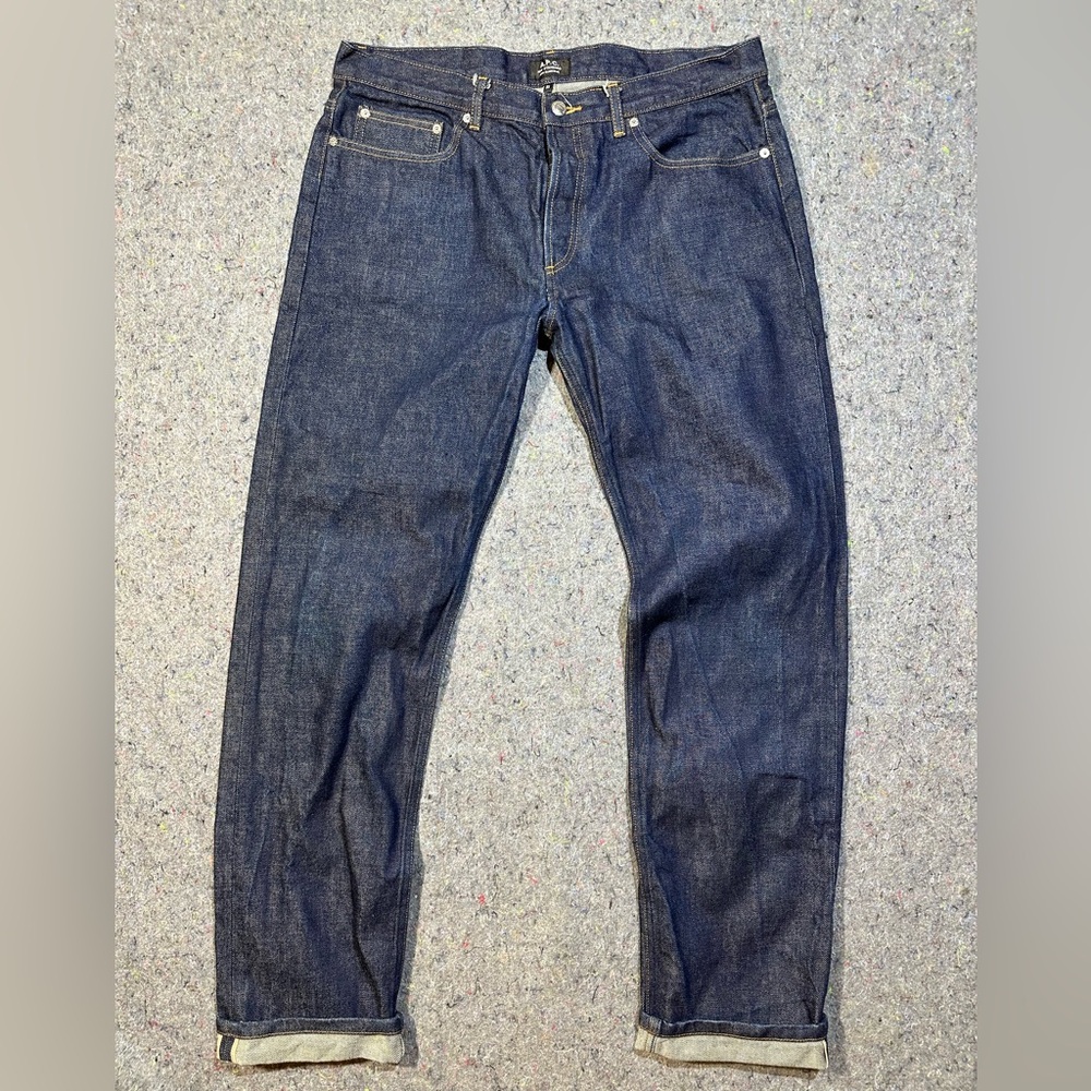 A.P.C. New Standard raw Japanese selvedge denim jeans